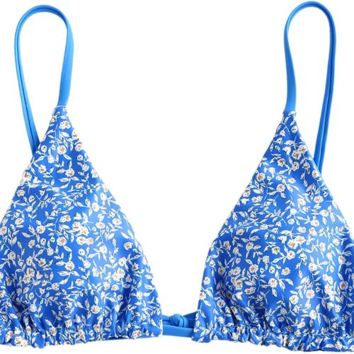 Women Triangle Bikini Top String Push Up Padded Sexy Swimsuit Bathing Suits Top