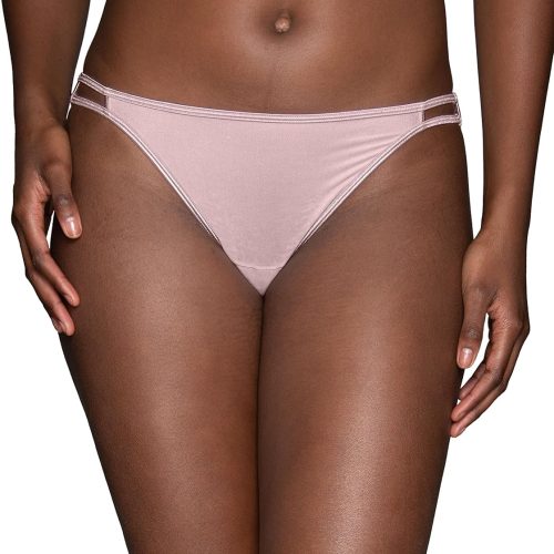 String Bikini Panties Silky Stretch Satin Trim